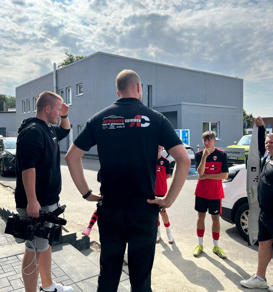 Videodreh beim Autocenter Grimmen