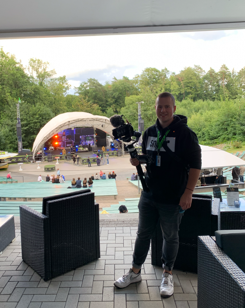 Videodreh Waldbühne Rügen